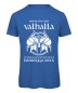 Mobile Preview: Nur die Ehe oder Valhalla Männer JGA Shirt Royalblau